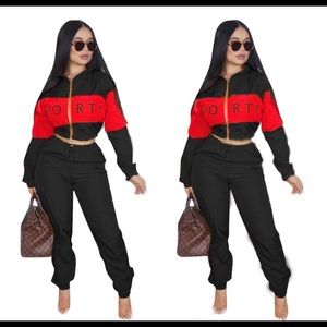 Two piece jogger set